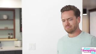 Stepbrother told stepsister Chloe Temple to blow air in the cum for bubbles