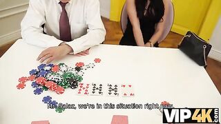 She lost a poker game, now she has to pay the price