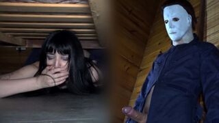 The sexy nurse gets fucked hard by a Halloween monster in a intense scene