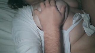 I love fucking my chubby wife with her amazing big ass at night