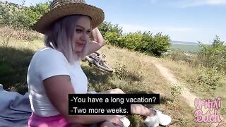 Sex with a guy in the yard is always a pleasure
