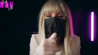Nurse in latex will make you cum twice with her handjob