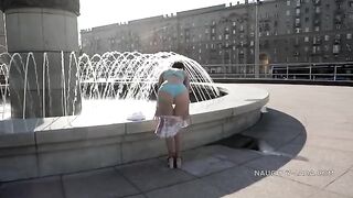 I sometimes wear underwear, but I always end up naked in public anyway