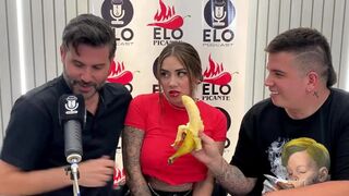 Sara Blonde gets fucked after a disastrous interview on Elo Podcast
