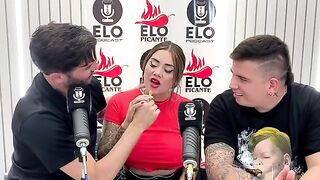 Sara Blonde gets fucked after a disastrous interview on Elo Podcast