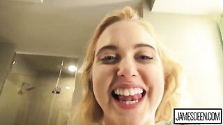 The perfect girl next door gets fucked by a huge cock