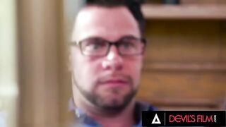 Skylar Vox gets fucked hard at the office in a rough scene