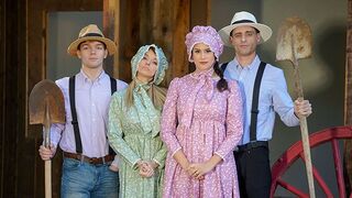 Hot busty step moms Penny Barber and Pristine Edge fucking their stepsons