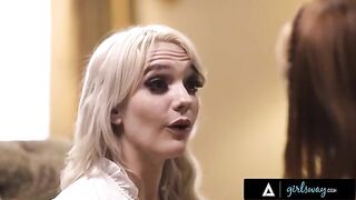 Kenna James passionately fucks her lucky charm Madi Collins after the worst day