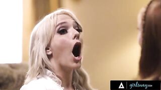 Kenna James passionately fucks her lucky charm Madi Collins after the worst day