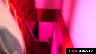 Cock craving euro slut gets her holes filled by a team of dick daddies