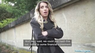 A hot French teacher shows off her skills to earn extra cash in this steamy Public Agent scene