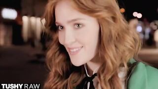 Classy bombshell Jia Lissa gets her tight asshole gapped in steamy TUSHYRAW action