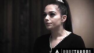 Cheerleader Sophia Burns fucked by teacher’s stepson in taboo scene