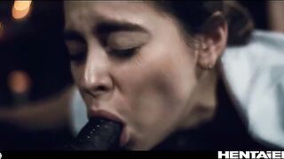 Real life Hentai - Hot girls getting fucked and creampied by alien monsters