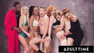 An Insane Christmas Group Sex Party with Kenna James and More