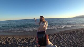 The guy processed the photos, but the girl again had to engage in intimate activities