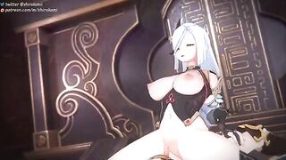 Many Genshin Impact girls getting fucked and receiving creampies in this hot compilation