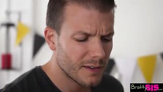 The guy fucked Molly Little so hard, the little one screamed with pleasure