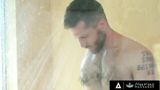 The guy massaged the sexy body of Naughty Chloe Cherry in oil