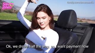Naughty girl got fucked in the car for her daring, wild side