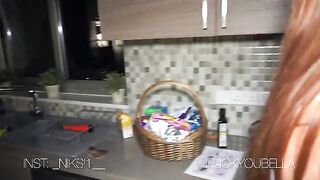 A girl brought a guy for sex and ended up in the pool