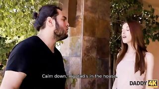 A girl forgets about her boyfriend when she gets intimate with a mature man