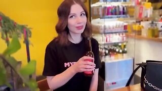A model in MYDRIASIS clothes checks the wardrobe and holes in this exclusive video