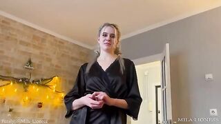 A stepson is getting fucked by his hot stepmom, and she loves it