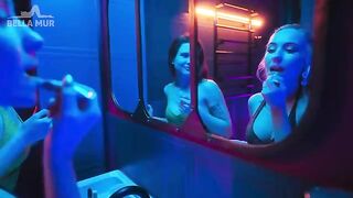 Girl was feeling wild in the club, got intimate in the toilet, and it was incredible!