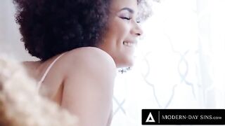 Scarlit Scandal and Alina Ali cum swap their husband's cum in a hot threesome