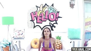 Kylie Le Beau experiences intense anal action for the first time with TrueAnal