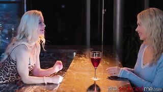 Jill Kassidy gets seduced by the bartender in a steamy scene