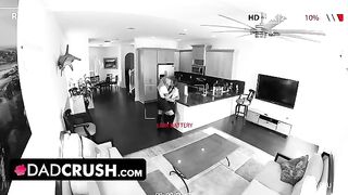 Two young sluts getting fucked by their step dad in a taboo scene