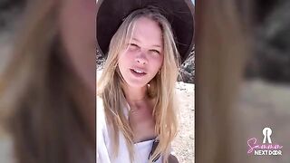 We climbed a volcano and he erupted in my mouth - real couple action