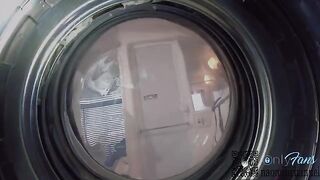My GF got creampied after searching for panties in the washer