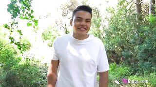 Korin, the busty Spanish MILF, loves big cocks and outdoor public sex