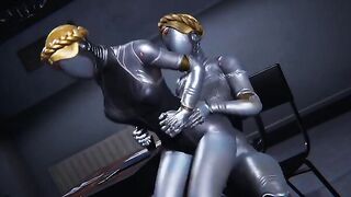 Hearth ballerinas Futanari Atomic sex with a big cock futa