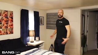 A busty blonde, Bailey Brooke, gets her pussy stretched by Sean Lawless in a rough, intense scene