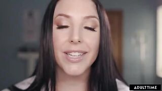 Doctor Angela White performs a full body physical exam in a steamy session