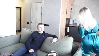The girl's mom is teaching me how to have sex properly