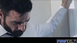 The perfect housewife, Anna Bell Peaks, gets a hardcore welcome