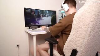 Blew a guy’s cock and fucked his ass with a plug