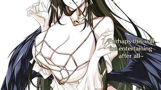 Overlord Albedo’s edge play and blowjob skills in a challenging JOI session