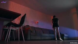 A hot solo girl got her pussy wet and stuffed it with a dildo