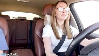 The stepson fucked his appetizing stepmom after driving lessons