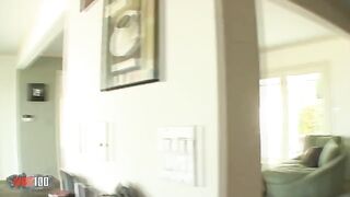 International famous Nina Hartley getting banged by a young guy