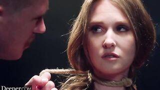 Ashley Lane explores her anal kinks and rope bondage in a captivating scene
