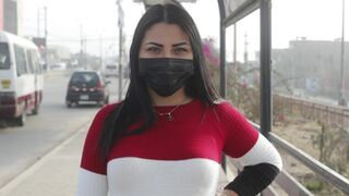 A huge ass Venezuelan chick got lost in Lima and tried sex