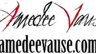Amedee Vause gets cum in her mouth from a taboo stepdaddy scene